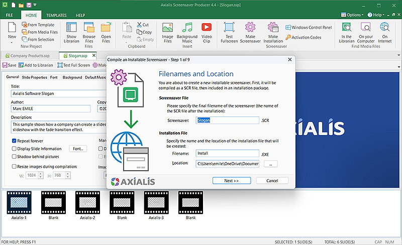 Axialis Screensaver Producer — Create Professional Installation Packages